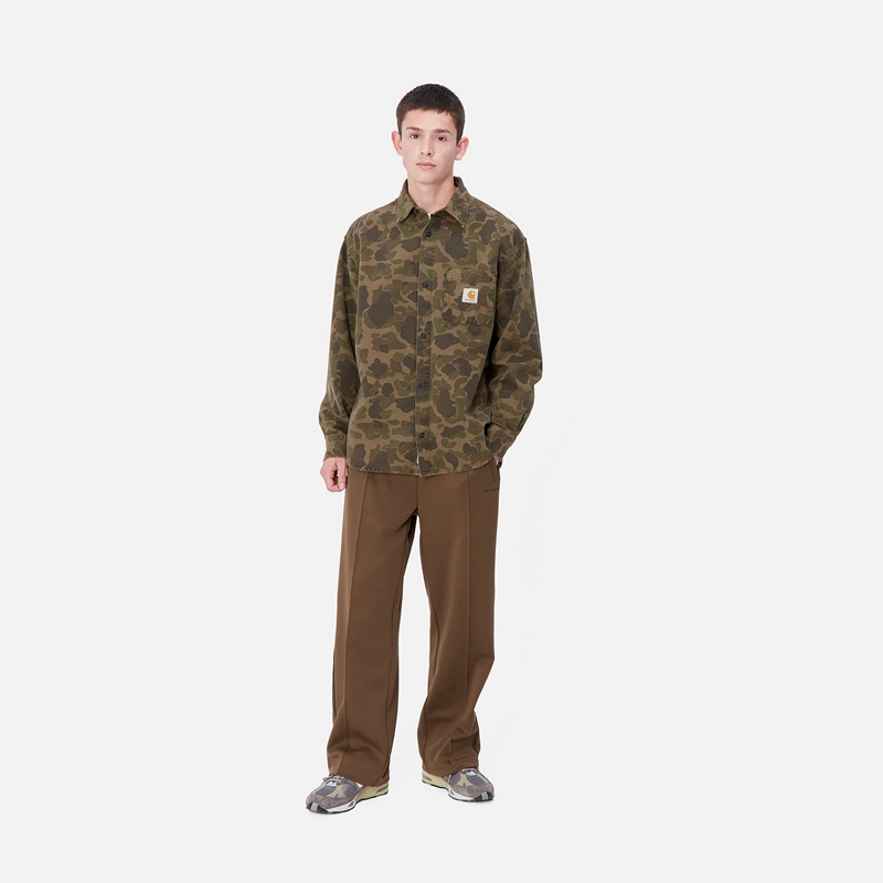 Brown Men Carhartt Bolan Pants | LZP-539816