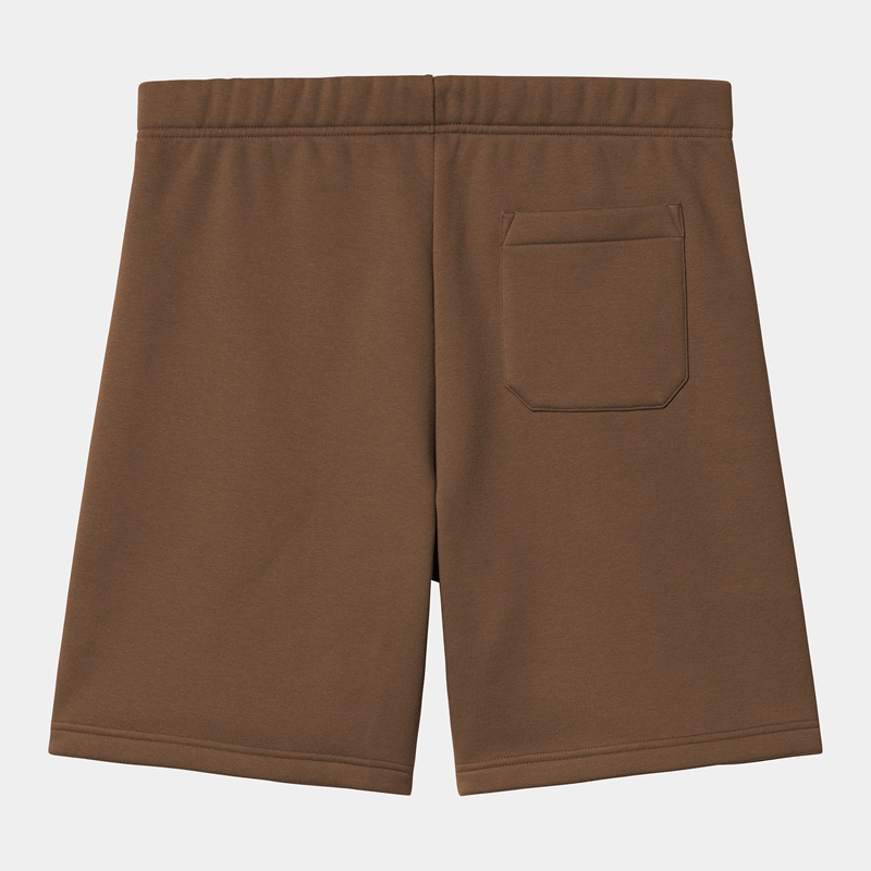 Brown Men Carhartt Chase Shorts | ELT-405782