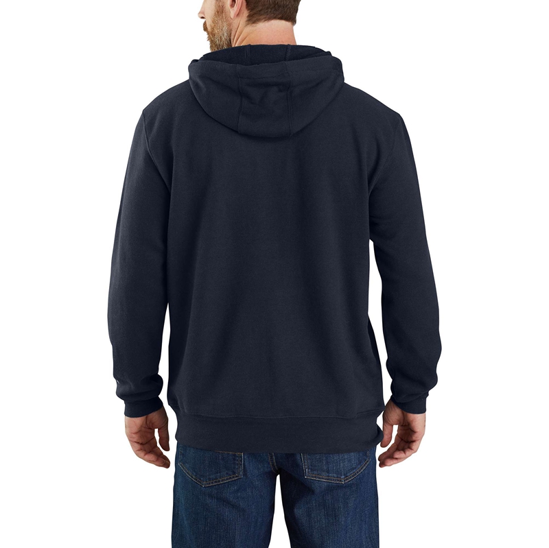 Brown Men Carhartt Flame-Resistant Force® Loose Fit Midweight Hooded Sweatshirt | MEO-054672