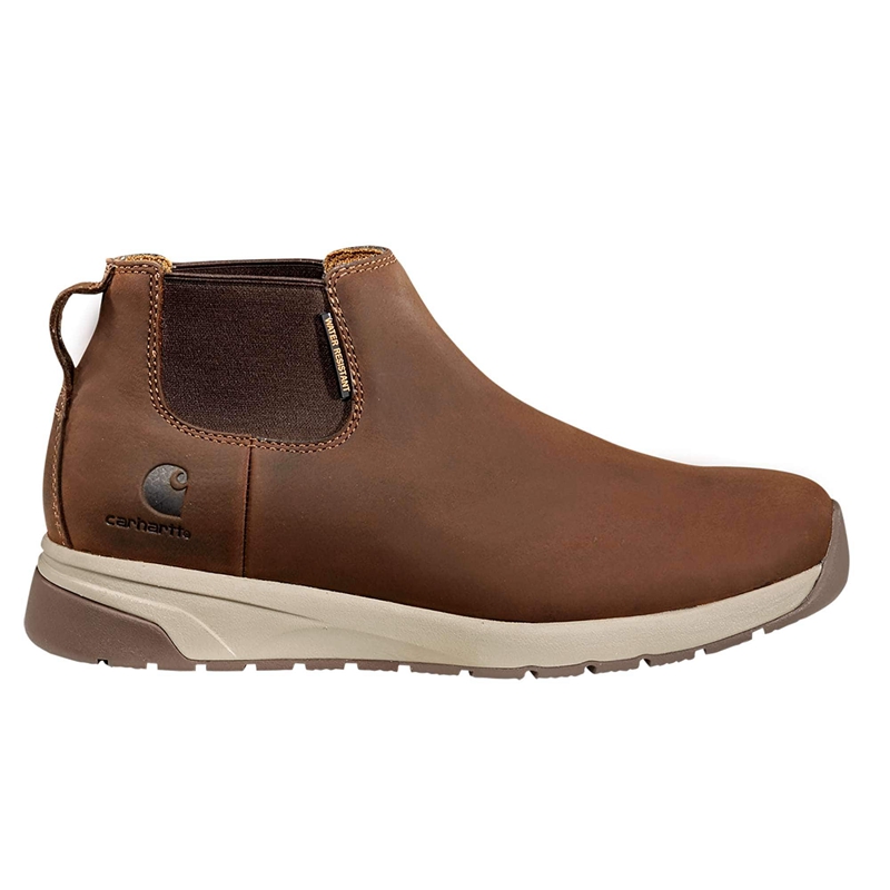 Brown Men Carhartt Force® Water Resistant Wedge Boots | KRE-891364