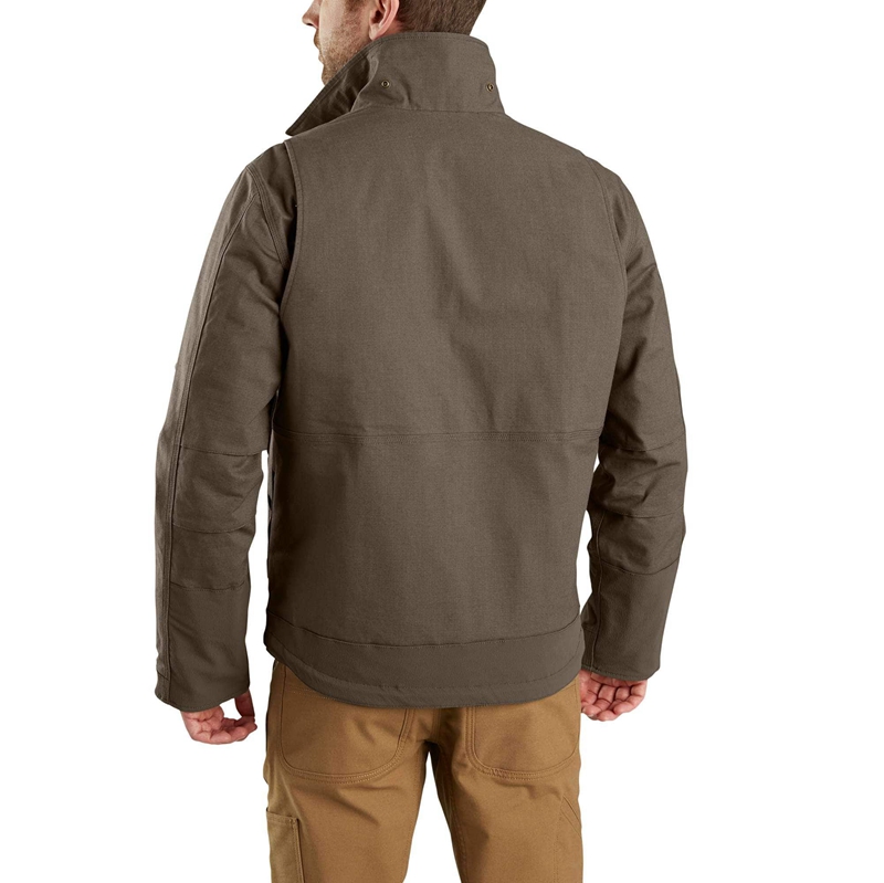 Brown Men Carhartt Full Swing® Relaxed Fit Ripstop Insulated Jackets | FBC-679421