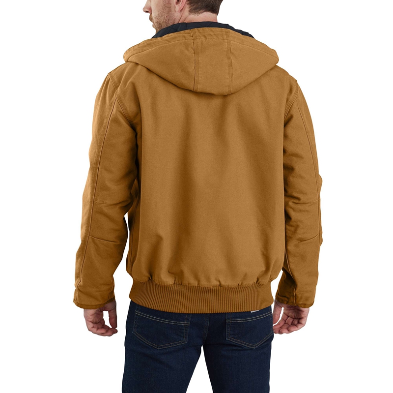 Brown Men Carhartt Insulated Active Jac Jackets | XBM-065271