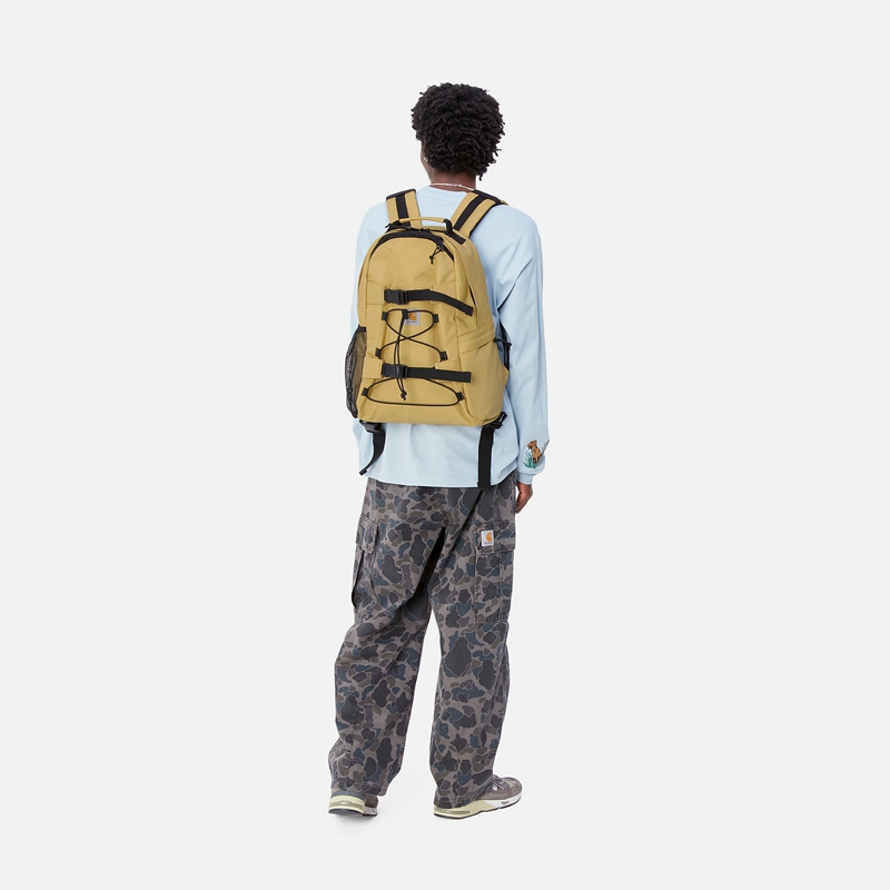 Brown Men Carhartt Kickflip Backpack | ATJ-815029