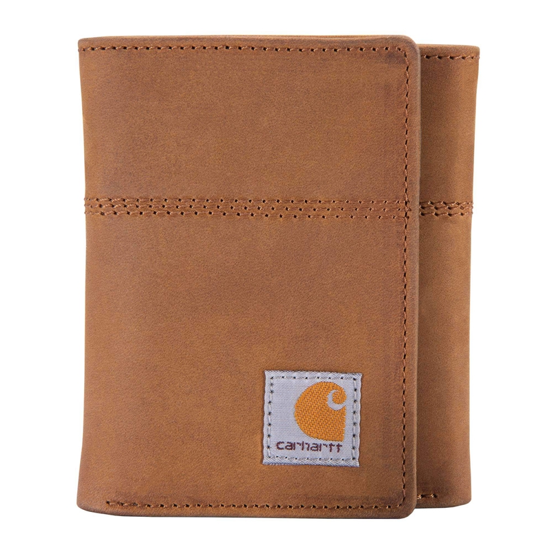 Brown Men Carhartt Legacy Trifold Wallets | TFH-562713