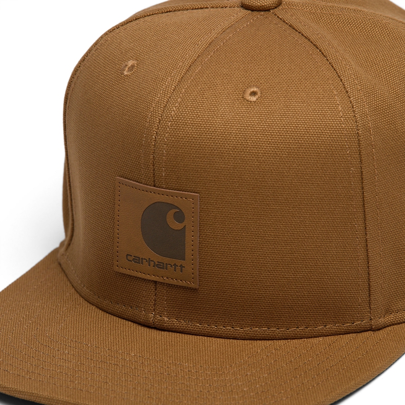 Brown Men Carhartt Logo Hats | QCY-285301