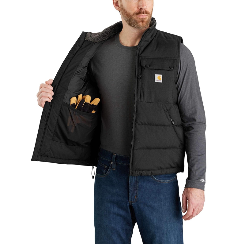 Brown Men Carhartt Montana Loose Fit Insulated Vest | YBO-179350