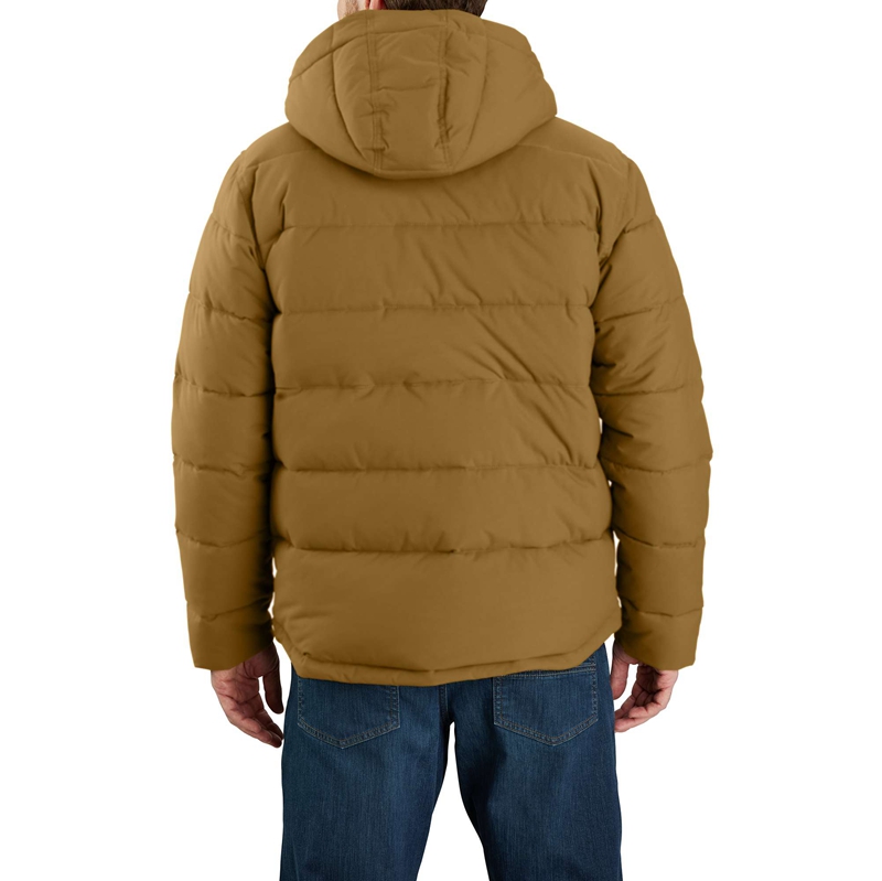 Brown Men Carhartt Montana Loose Fit Insulated Jackets | LAC-327814