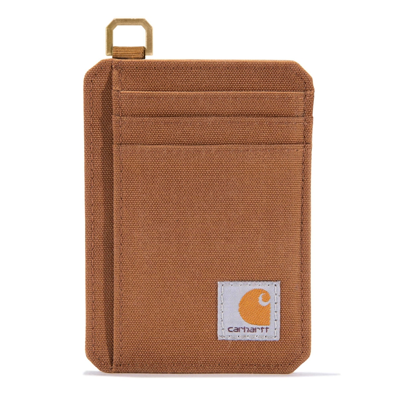 Brown Men Carhartt NYLON DUCK FRONT POCKET Wallets | RTG-965214