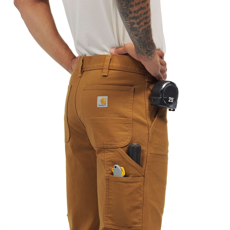 Brown Men Carhartt Utility Double-Knee Work Pants | NFU-081542