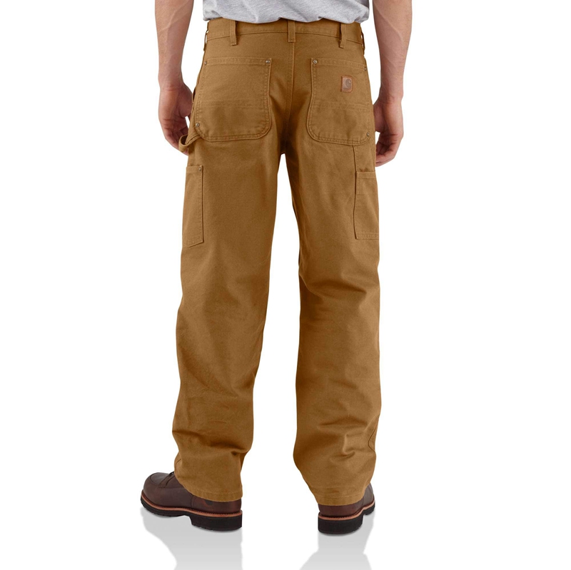 Brown Men Carhartt Utility Double-Knee Work Pants | PUL-940635