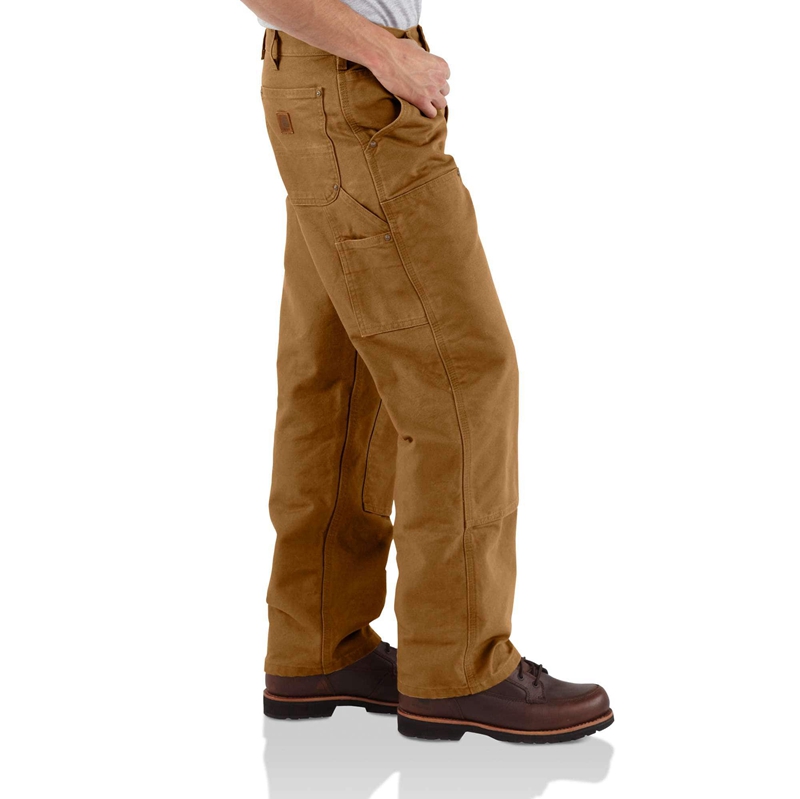 Brown Men Carhartt Utility Double-Knee Work Pants | PUL-940635