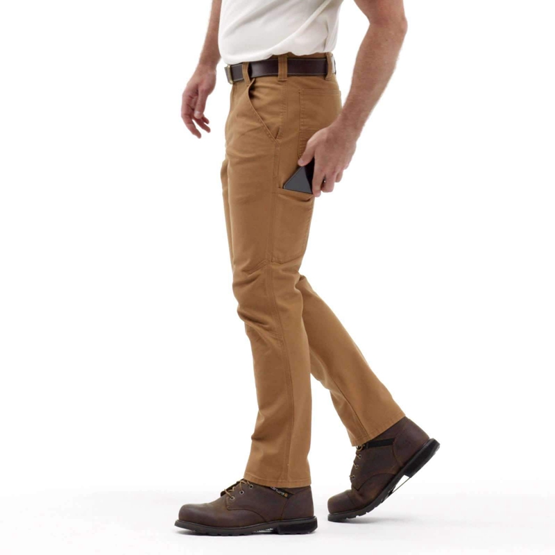 Brown Men Carhartt Utility Dungaree Pants | FZS-962835