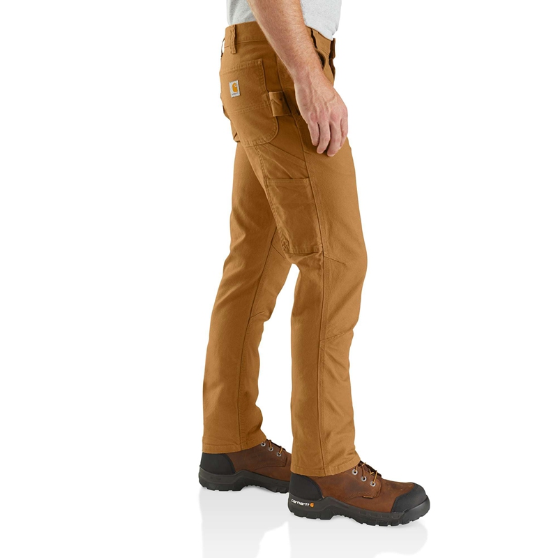 Brown Men Carhartt Utility Dungaree Pants | FZS-962835