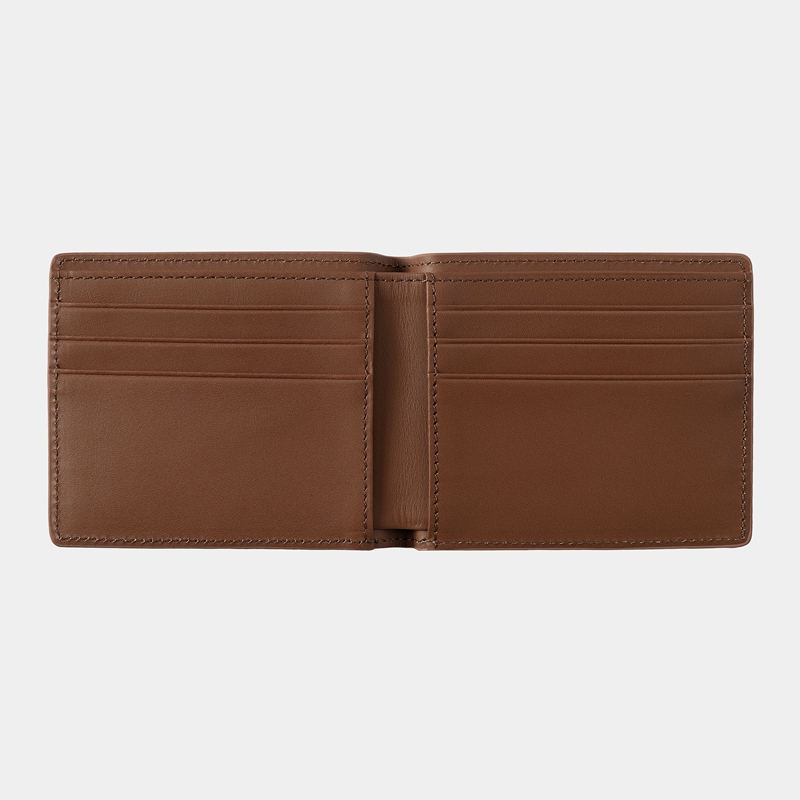 Brown Men Carhartt Vegas Billfold Wallets | KDJ-792530