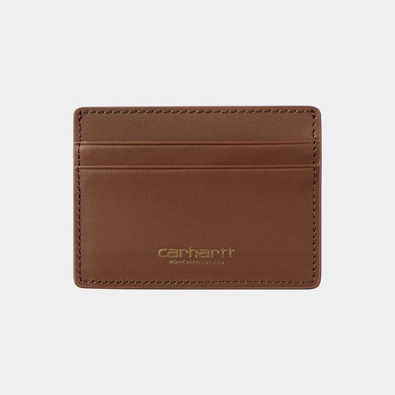 Brown Men Carhartt Vegas Cardholder Wallets | BFG-791046