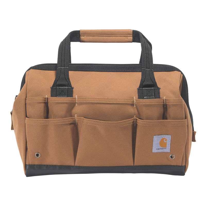 Brown Women Carhartt 14-Inch 25 Pocket Heavyweight Tool Bags | DVC-275061