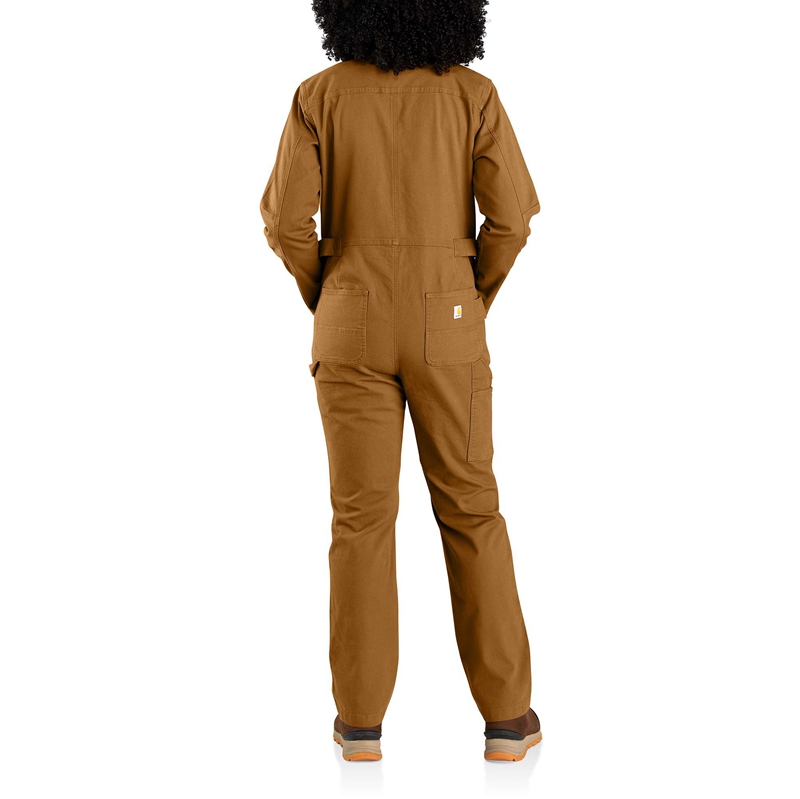 Brown Women Carhartt Coverall Overalls | WNO-521489