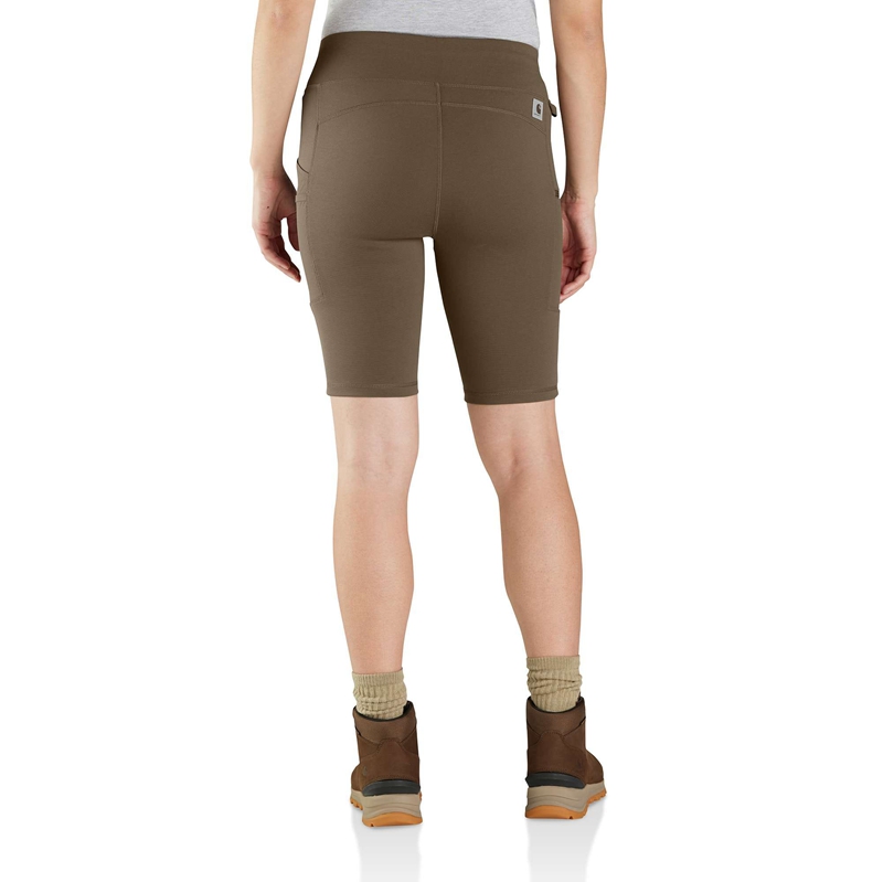 Brown Women Carhartt Force® Fitted Lightweight Utility Shorts | AFJ-694217