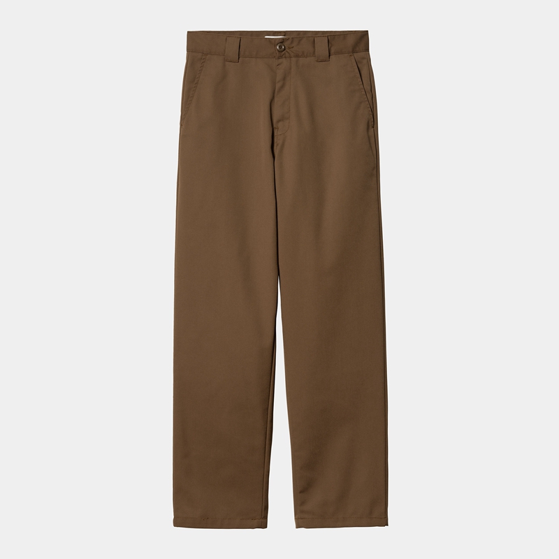 Brown Women Carhartt Master Pants | AYZ-709361