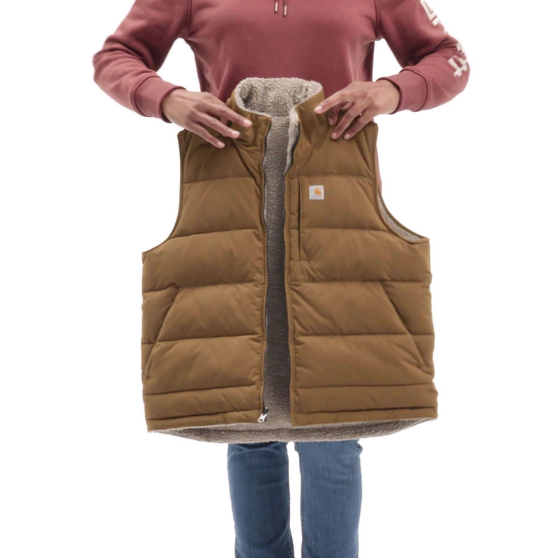 Brown Women Carhartt Montana Puffer Vest | FNL-369572