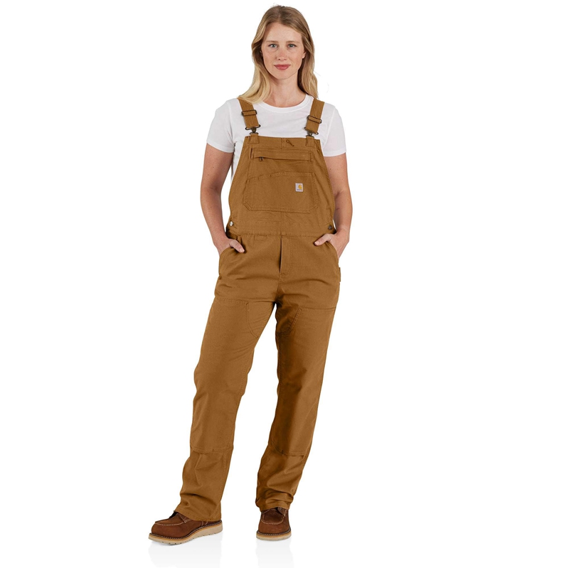 Brown Women Carhartt Overalls | EUO-085763