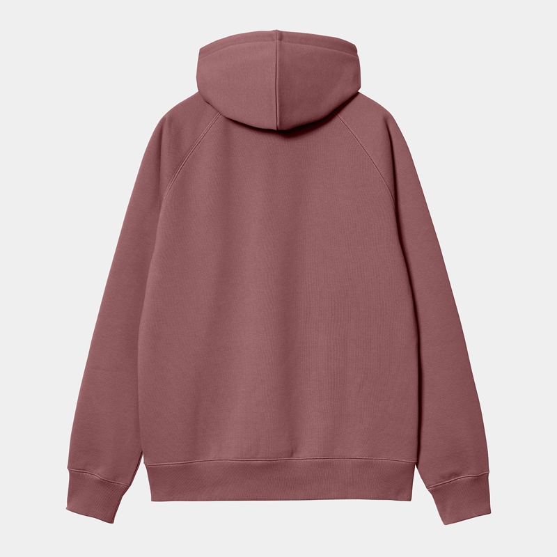 Burgundy Men Carhartt Hooded Chase Hoodie | NRM-875192