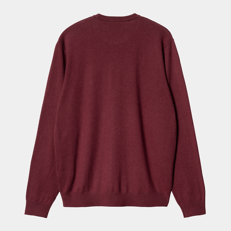 Burgundy Men Carhartt Madison Sweatshirt | ZQT-892135