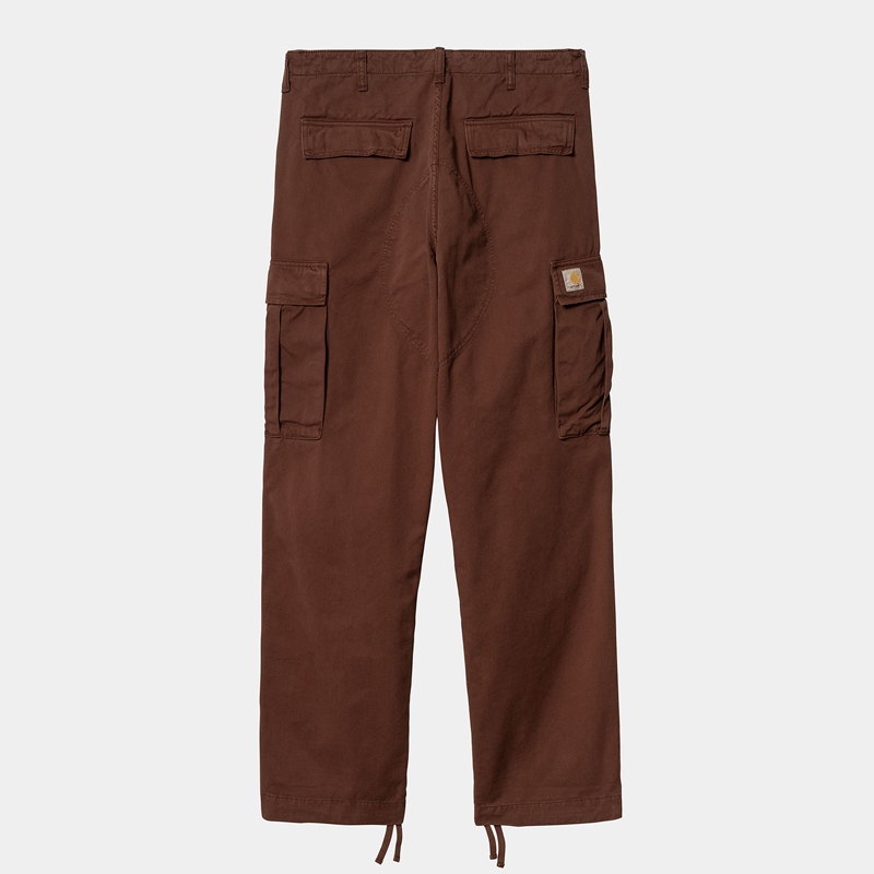 Burgundy Men Carhartt Regular Cargo Pants | XFP-379645