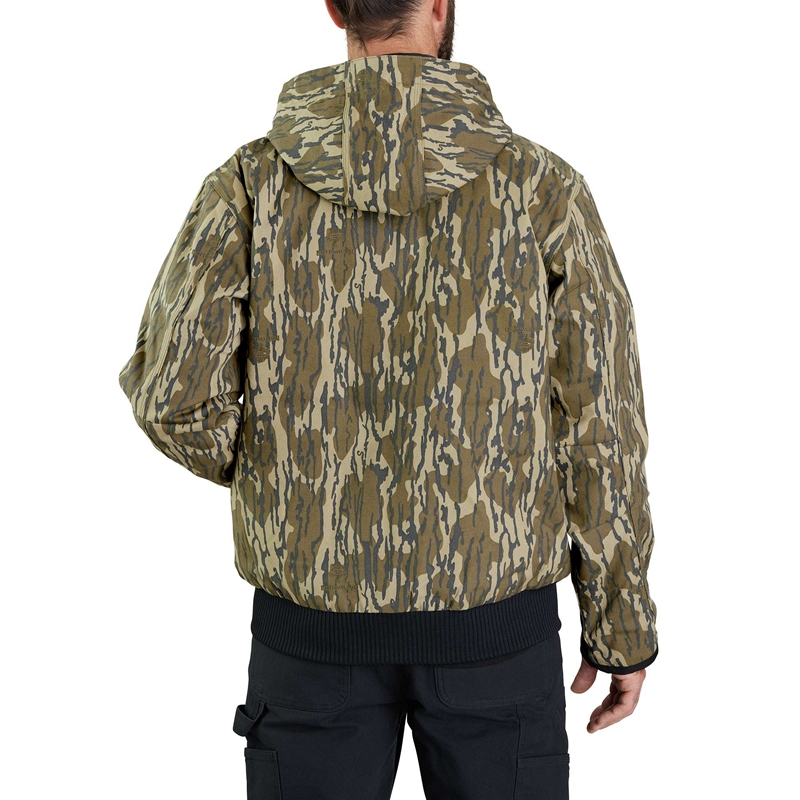 Camo Men Carhartt Rugged Flex® Duck Loose Fit Insulated Camo Active Jackets | SAH-038216