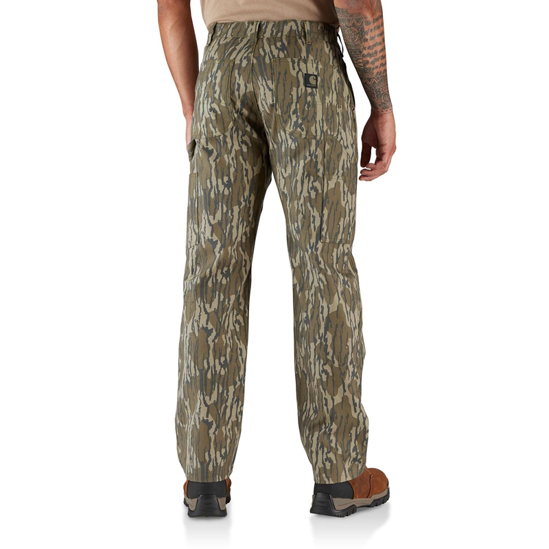 Camo Men Carhartt Rugged Flex® Duck Relaxed Fit Camo Utility Work Pants | PTJ-821456