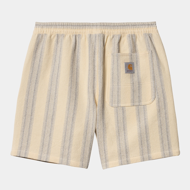 Cream Men Carhartt Dodson Shorts | DJP-247165