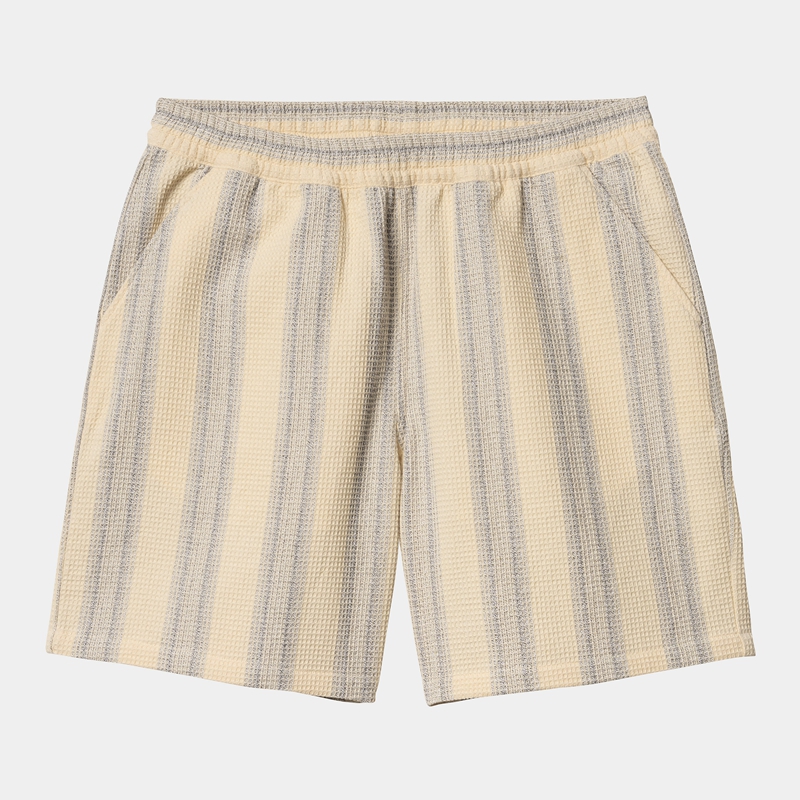 Cream Men Carhartt Dodson Shorts | DJP-247165