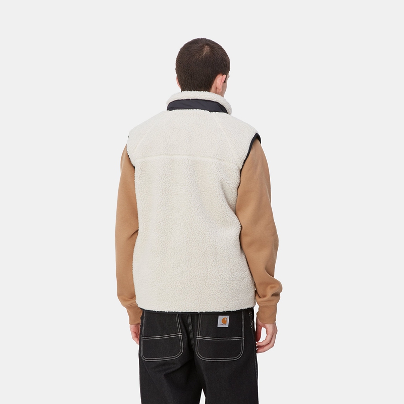 Cream Men Carhartt Prentis Liner Vest | AEM-598203