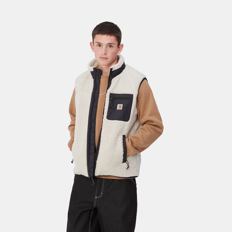 Cream Men Carhartt Prentis Liner Vest | AEM-598203