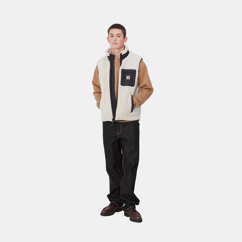 Cream Men Carhartt Prentis Liner Vest | AEM-598203