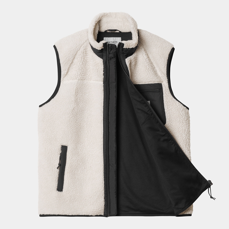 Cream Men Carhartt Prentis Liner Vest | AEM-598203