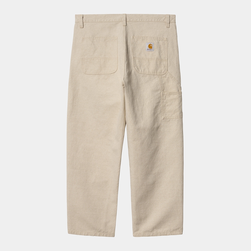 Cream Men Carhartt Walter Double Knee Pants | RUN-782945