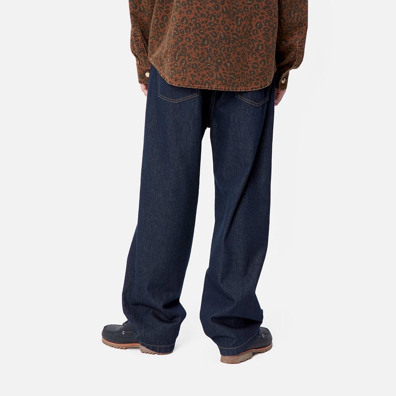 Dark Blue Men Carhartt Landon Pants | ANE-871359