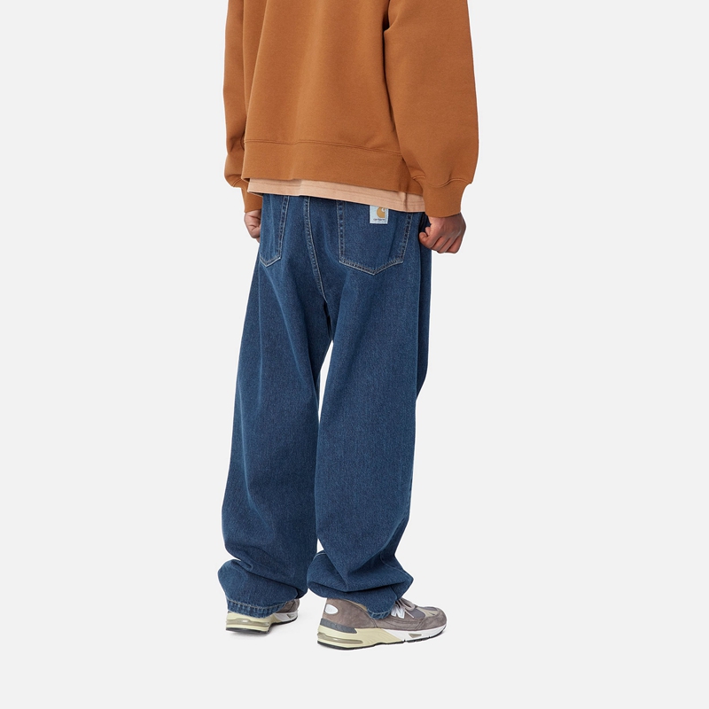 Dark Blue Men Carhartt Landon Pants | SYV-391865