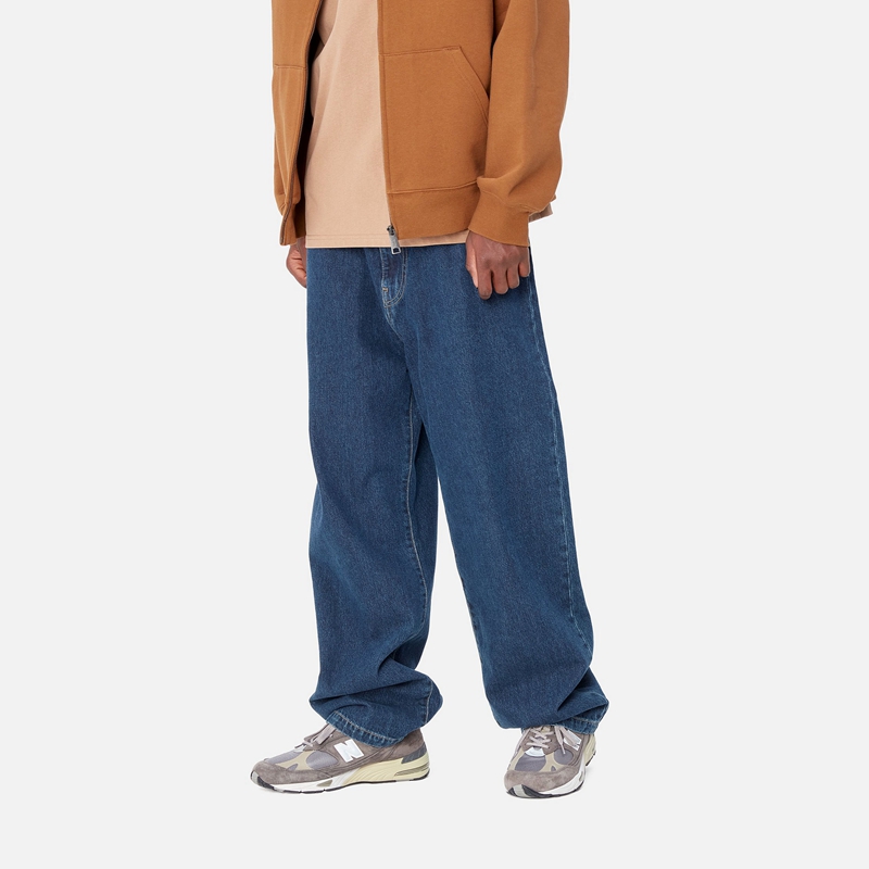 Dark Blue Men Carhartt Landon Pants | SYV-391865