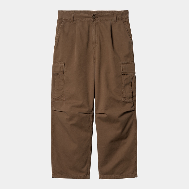 Dark Brown Men Carhartt Cole Cargo Pants | ZBF-732461