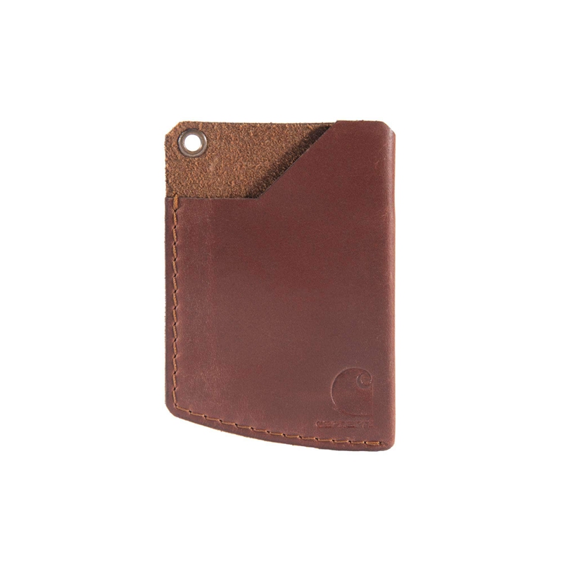 Dark Brown Men Carhartt Craftsman Leather Front Pocket Wallets | HQY-142360