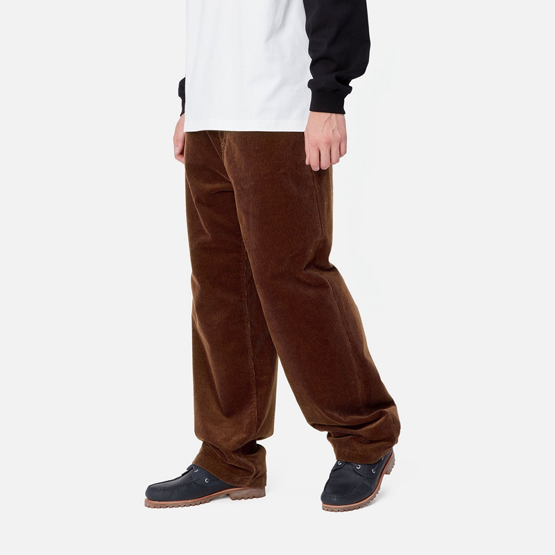 Dark Brown Men Carhartt Landon Pants | RKM-953276