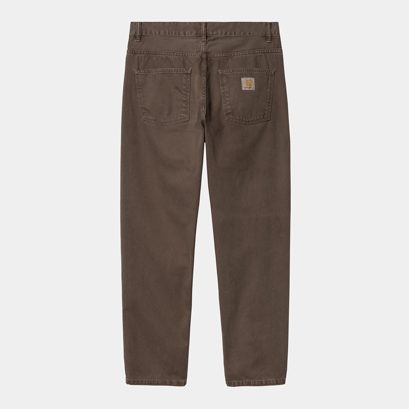 Dark Brown Men Carhartt Newel Pants | IMZ-156742