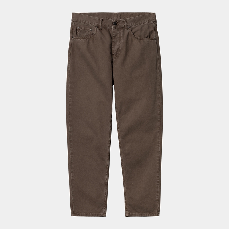 Dark Brown Men Carhartt Newel Pants | IMZ-156742