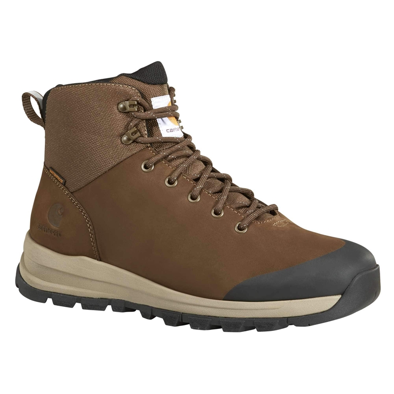 Dark Brown Men Carhartt Outdoor Waterproof Hiking Boots | KRL-683054