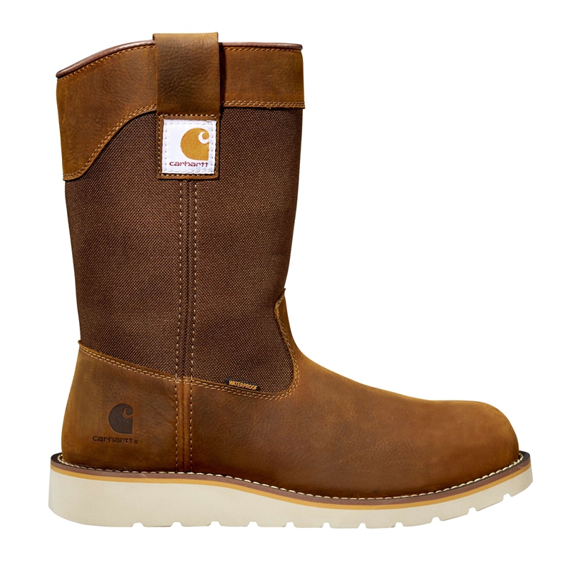 Dark Brown Men Carhartt Waterproof 10\