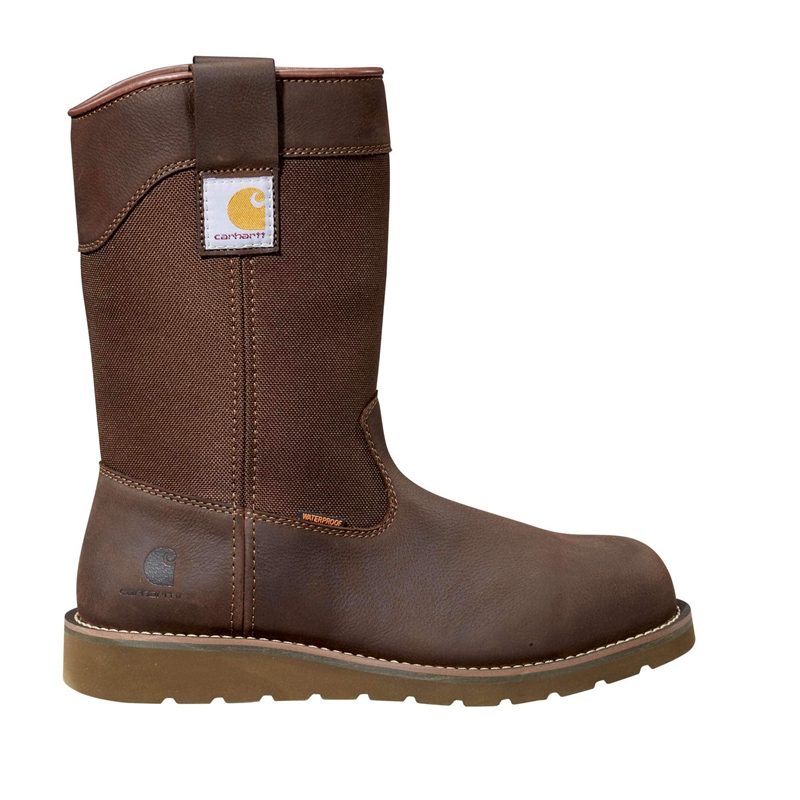 Dark Brown Men Carhartt Waterproof 10\