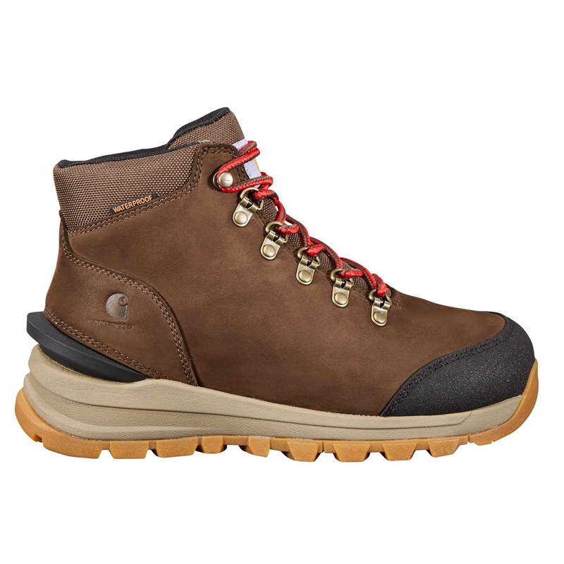 Dark Brown Women Carhartt Gilmore Waterproof Hiking Boots | HNV-874612