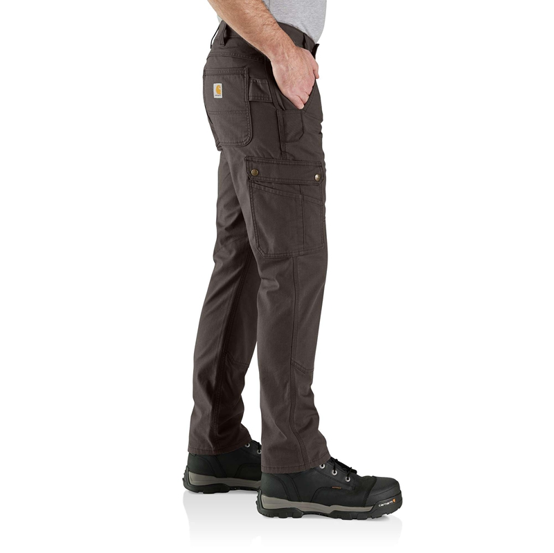 Dark Coffee Men Carhartt Cargo Work Pants | MLE-835924